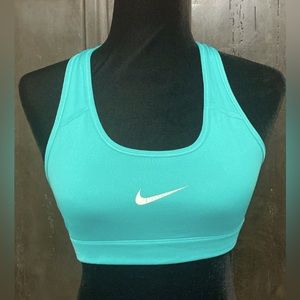 Nike green sports bra- size XS